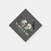 ティルデスゴシックSt patricks dayフローラスカル スタンダードカクテルナプキン (角)