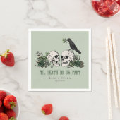 ティルデスゴシックSt patricks dayフローラスカル スタンダードカクテルナプキン (インサイチュ)