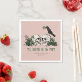 ティルデスゴシックSt patricks dayフローラスカル スタンダードカクテルナプキン (インサイチュ)