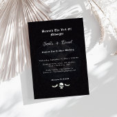 ティルデススカルこうもりスパイア結婚ゴシック 招待状