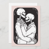 ティルデススケルトンハッピーバレンタインデー シーズンカード (正面/裏面)