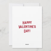 ティルデススケルトンハッピーバレンタインデー シーズンカード (裏面)