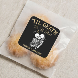 ティルデススケルトンラバーズタロットカードゴシック結婚 スクエアシール