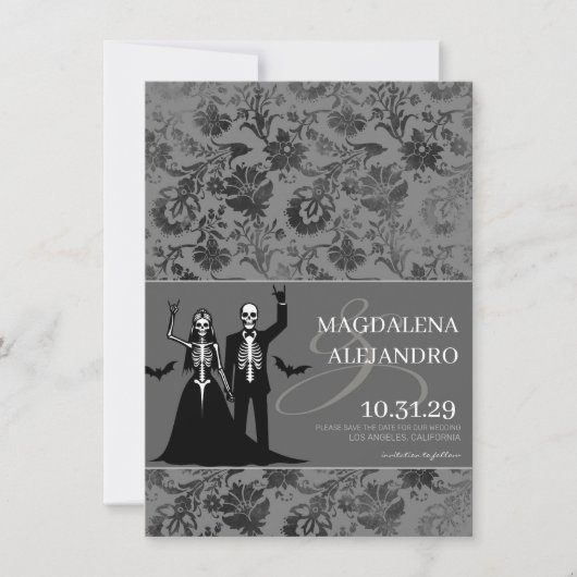 ティルデスダークグレーフローラ セーブザデート (正面)