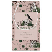 ティルデスドウアメリカパーティーアイルランドスカルブライダルシャワー スモールペーパーバッグ (裏面)