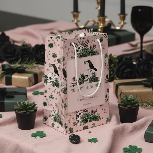ティルデスドウアメリカパーティーアイルランドスカルブライダルシャワー スモールペーパーバッグ