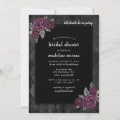 ティルデスドウアメリカパーティーゴシックブライダルシャワー 招待状 (正面)