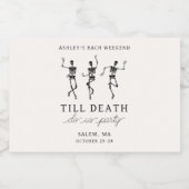 ティルデスドウアメリカパーティーバチェロレッテ週末 リキュールボトルラベル (シングルラベル)