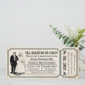 ティルデスドウアメリカパーティー婚約パーティチケット 招待状 (スタンド正面)