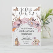 ティルデスドウスアパートハロウィーンブライダルシャワー 招待状 (スタンド正面)