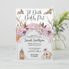 ティルデスドウスアパートハロウィーンブライダルシャワー 招待状