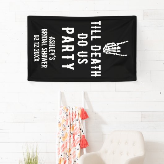 ティルデスドウスパーティースケルトンカスタムブラック 横断幕 (インサイチュ)