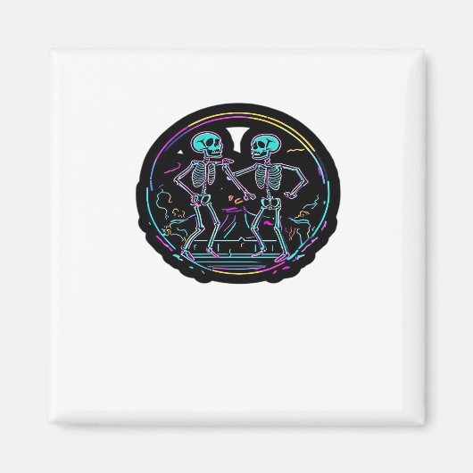 ティルデスドウスパーティースケルトンダンスパーティークラス マグネット (正面)