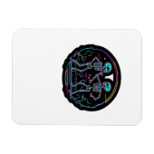 ティルデスドウスパーティースケルトンダンスパーティークラス マグネット (横)