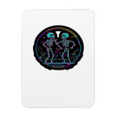 ティルデスドウスパーティースケルトンダンスパーティークラス マグネット (縦)