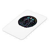 ティルデスドウスパーティースケルトンダンスパーティークラス マグネット (左側)