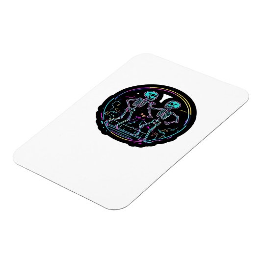 ティルデスドウスパーティースケルトンダンスパーティークラス マグネット (左側)