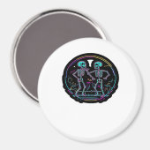 ティルデスドウスパーティースケルトンダンスパーティークラス マグネット (正面/裏面)