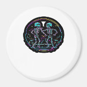 ティルデスドウスパーティースケルトンダンスパーティークラス マグネット (正面)