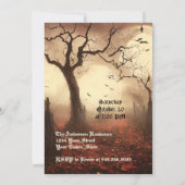 ティルデスドウスパーティーハロウィーン招待状 招待状 (裏面)