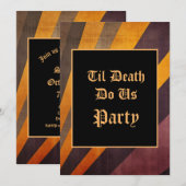 ティルデスドウスパーティーハロウィーン招待状 招待状 (正面/裏面)