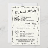 ティルデスドウスパーティーバチェロレッテカクテル 招待状 (裏面)