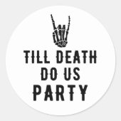 ティルデスドウスパーティーブライダルシャワー ラウンドシール (正面)