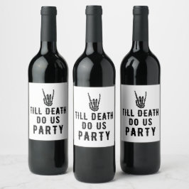 ティルデスドウスパーティーブライダルシャワー ワインラベル