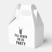 ティルデスドウスパーティーホワイトスケルトンパーティーゲスト フェイバーボックス (正面サイド)