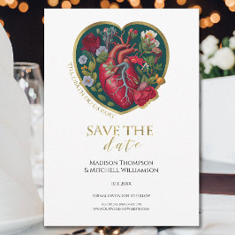 ティルデスドウスパートゴシックハート金ゴールドハロウィーン セーブザデート