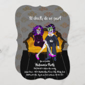 ティルデスドウスパートシュガースカルハローウィンパーティ 招待状 (正面/裏面)