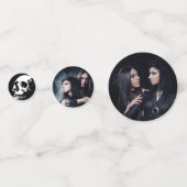 ティルデスドウスパートスカル写真ゴシック結婚ズ コンフェッティ (裏面)