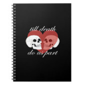 ティルデスドウスパートスカル引用文クラシック ノートブック (正面)