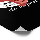 ティルデスドウスパートスカル引用文クラシック ポスター (角)