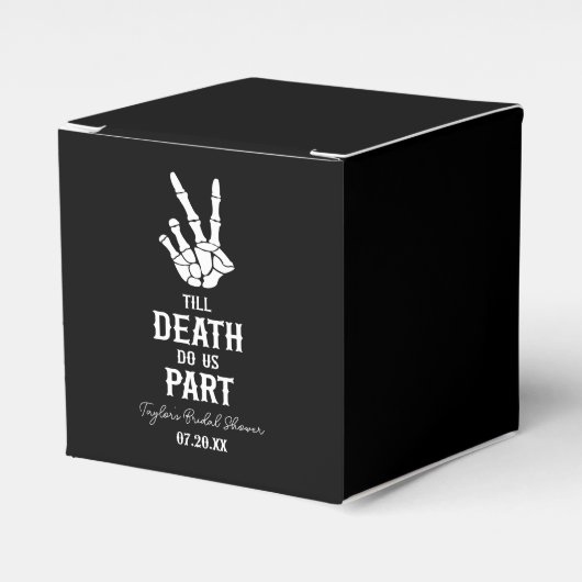 ティルデスドウスパートスケルトンブライダルシャワー フェイバーボックス (正面サイド)