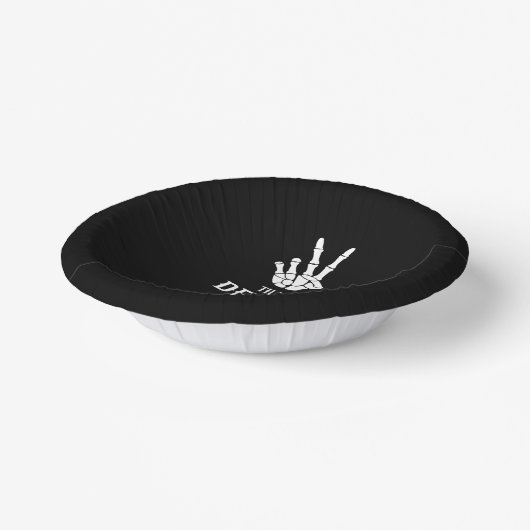 ティルデスドウスパートスケルトンブライダルシャワー ペーパーボウル (傾斜あり)