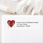 ティルデスドウスパートスケルトン差出人住所 ラベル (インサイチュ)