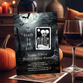 ティルデスドウスパートタロットカードブライダルシャワー 招待状