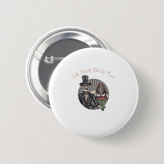 ティルデスドウスパート – 新婚スカル結婚したCou 缶バッジ (正面&裏面)