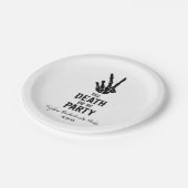 ティルデスドウusパーティースケルトンバチェロレッテ ペーパープレート (アングル)