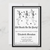 ティルデスドウusパーティースケルトンバチェロレッテ 招待状 (正面)