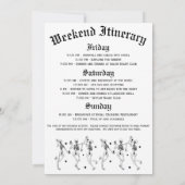 ティルデスドウusパーティースケルトンバチェロレッテ 招待状 (裏面)