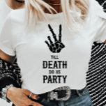 ティルデスドウusパーティースケルトンバチェロレッテ tシャツ<br><div class="desc">これは死ぬまで我々のパーティーゴシックの不気味スケルトンバチェロレッテTシャツだ！</div>