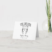 ティルデスドー我々パーティー折り結婚式招待状 招待状 (正面)