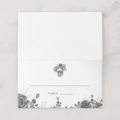 ティルデスドー米国パート結婚スカル座席表 プレイスカード (外部開封)