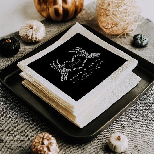 ティルデスハロウィン結婚のカクテルナプキン スタンダードカクテルナプキン