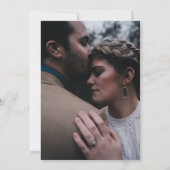 ティルデスハロウィーンスケルトンオレンジブラック結婚ズ 招待状 (裏面)