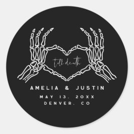 ティルデスハロウィーン結婚式の引き出物シール ラウンドシール