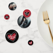 ティルデスハートメタルフォントイニシャル写真結婚の数 コンフェッティ (グループ)