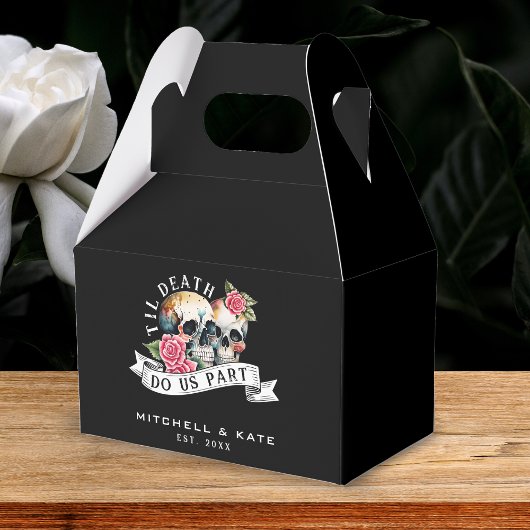 ティルデス私たちパーツスカル&バラブラック結婚ズ フェイバーボックス